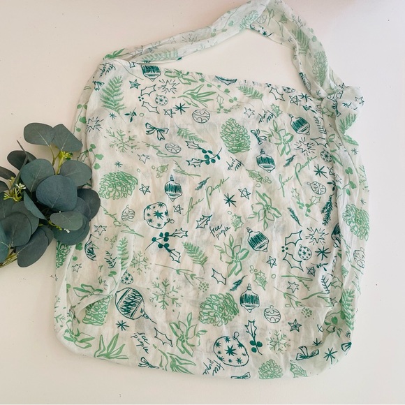 Free People Christmas Gauze Tote Bag - Picture 1 of 4